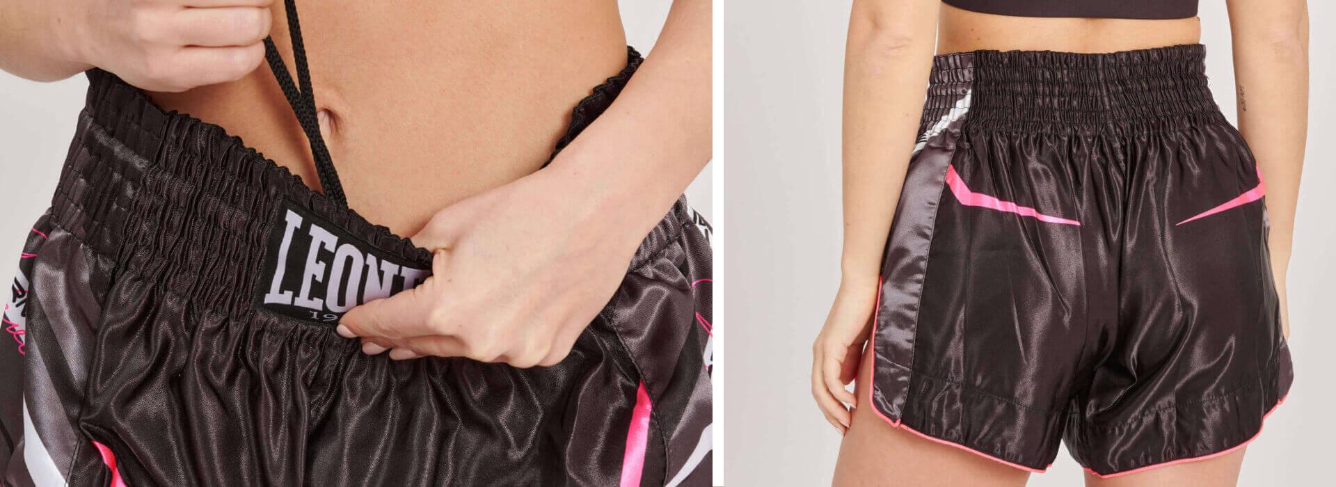 leone performance muay-thai shorts pink