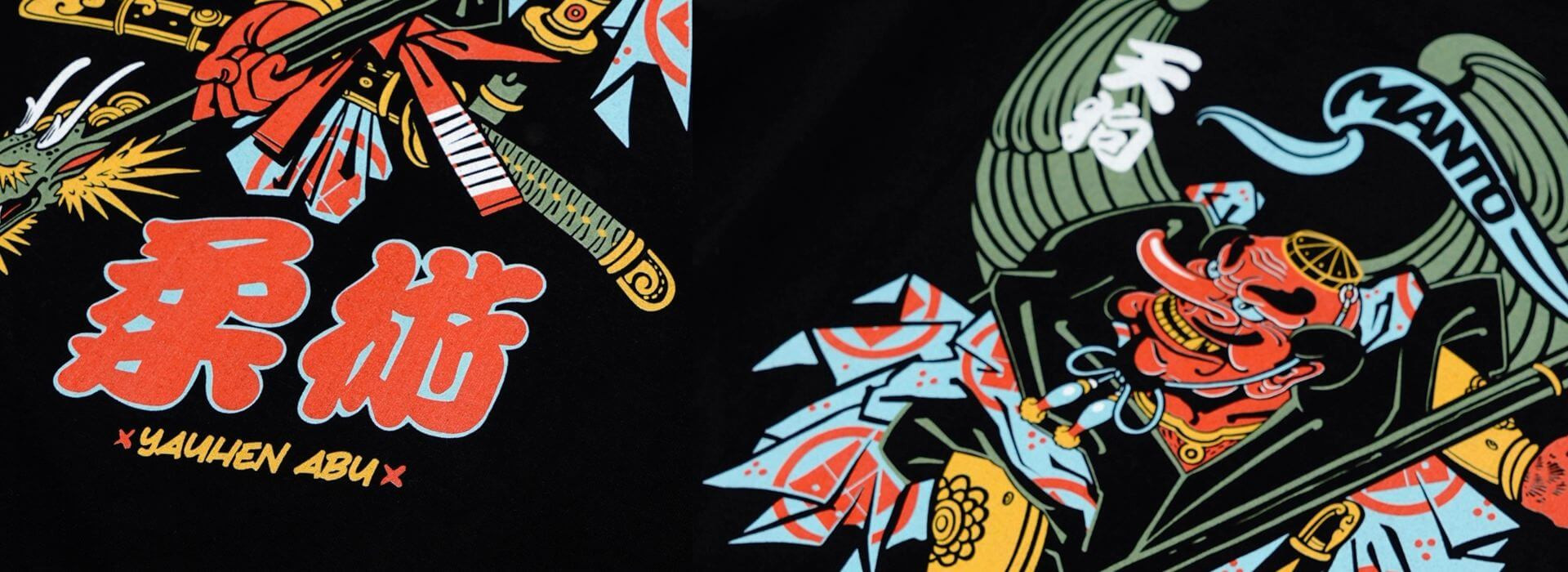 manto_t-shirt_tengu_black