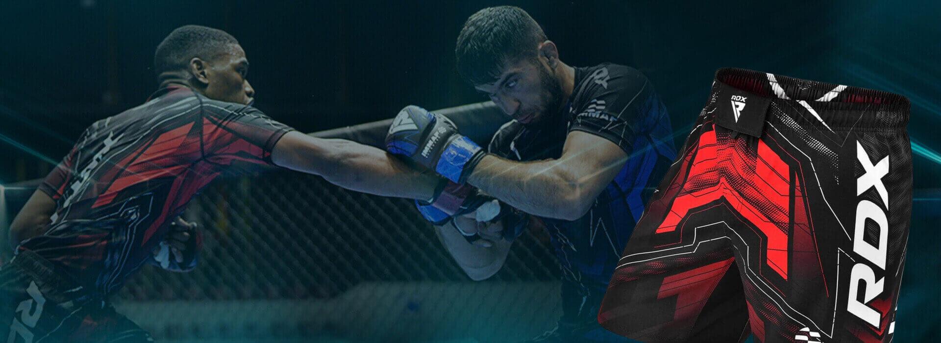 MMA Short Red IMMAF