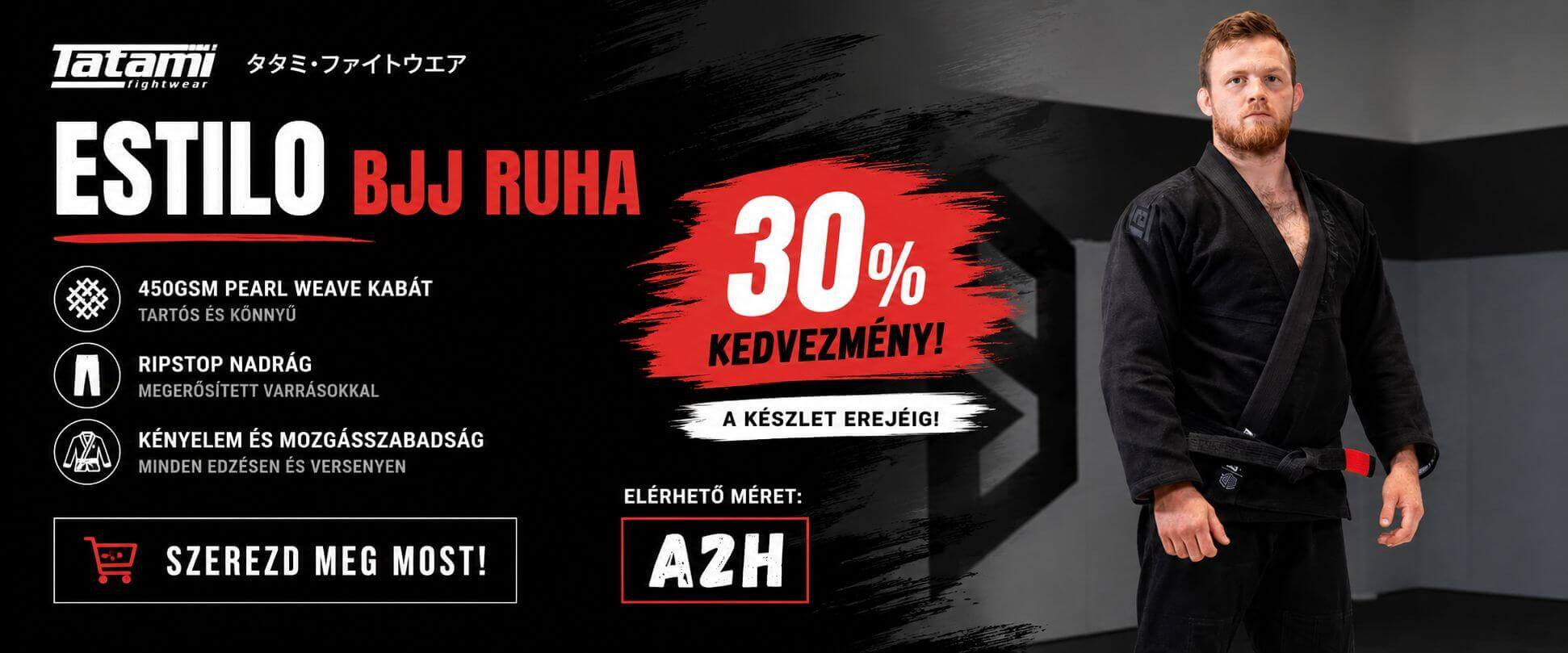 tatami-bjj-ruha-estilo-a2h-fekete