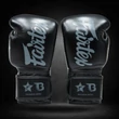 Boxkesztyű - Bőr V2 Black - Fairtex