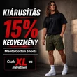 Cotton Shorts FIGHT CO Khaki - Manto