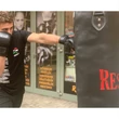 Boxzsák - 110 cm X 35 cm - Műbőr - Respect