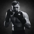 Boxkesztyű - All Black - Műbőr - Respect