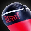Boxkesztyű - Piros-Fekete - Műbőr - Respect