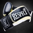 Zsákolókesztyű - Black-Gold Bőr - Respect
