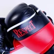 Boxkesztyű - Piros-Fekete - Műbőr - Respect