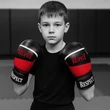 Boxkesztyű - Piros-Fekete - Műbőr - Respect
