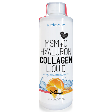 MSM+C Hyaluron Collagen Liquid - 500 ml - narancs